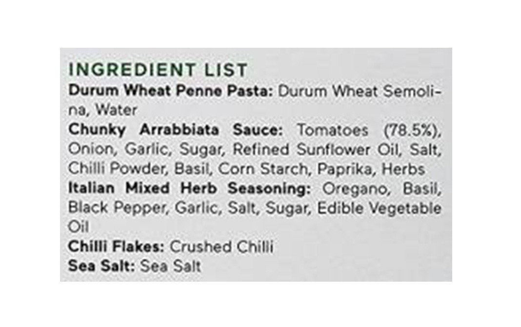 Chef's Basket Pasta Box Chunky Arrabbiata   Box  531 grams